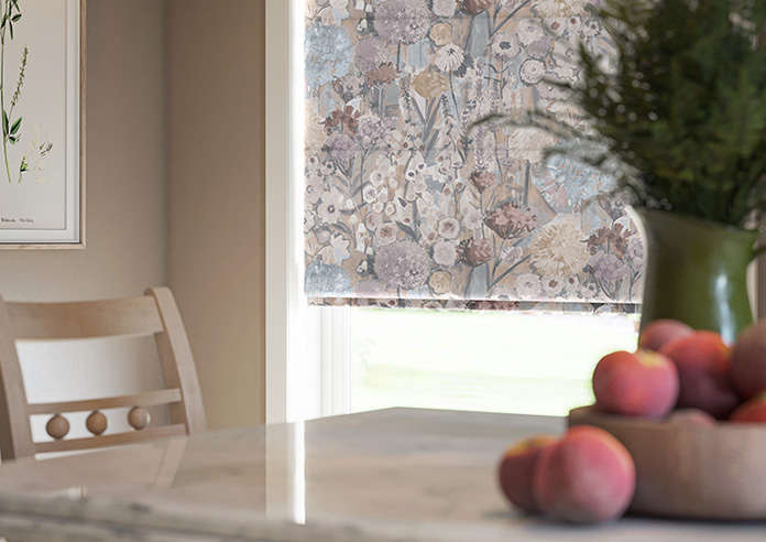 Wildflowers, Mist - Roman Blind - Image 5